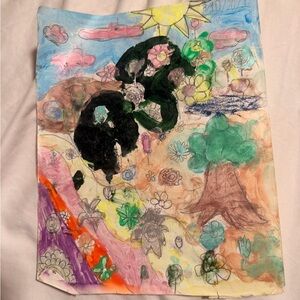 Vibrant Nature-Inspired Art Illustration